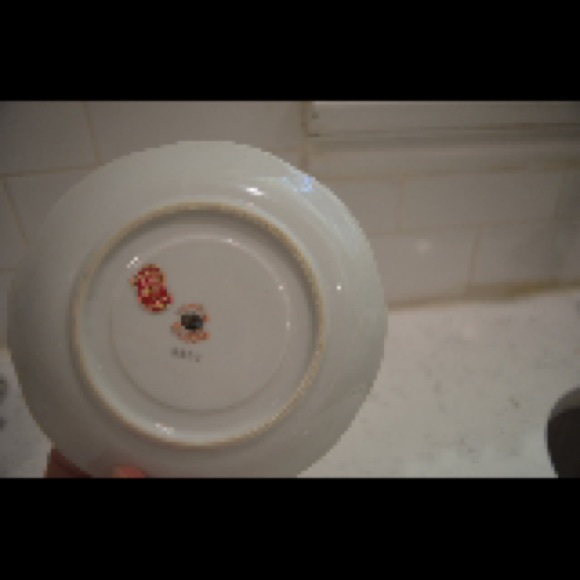 Lefton Violet Chintz English China cup and saucer purple flowers - Picture 5 of 5